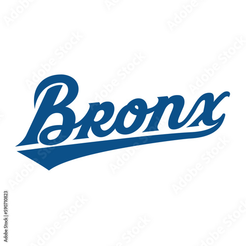 Bronx lettering design. Bronx, NYC, typography design. Vector and illustration.