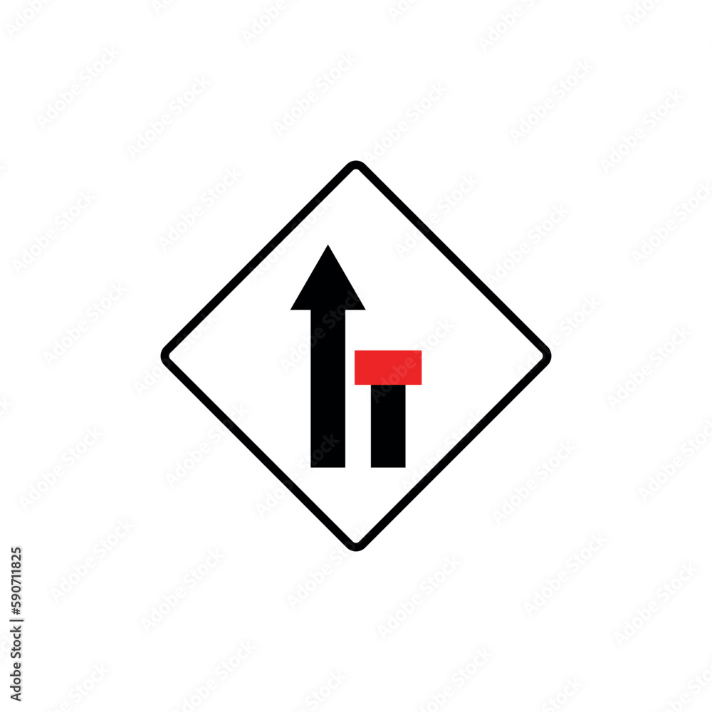 Black and White Color Traffic Sign Street Sign Icon Vector Template Black and White Color Traffic Sign Street Sign Icon Vector Template