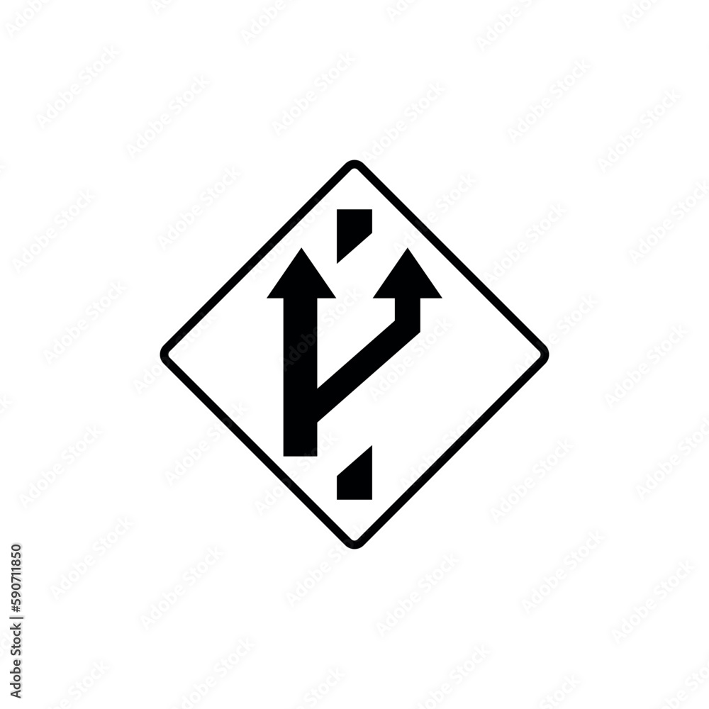 Black and White Traffic Sign Street Sign Icon Vector Template Black and White Traffic Sign Street Sign Icon Vector Template