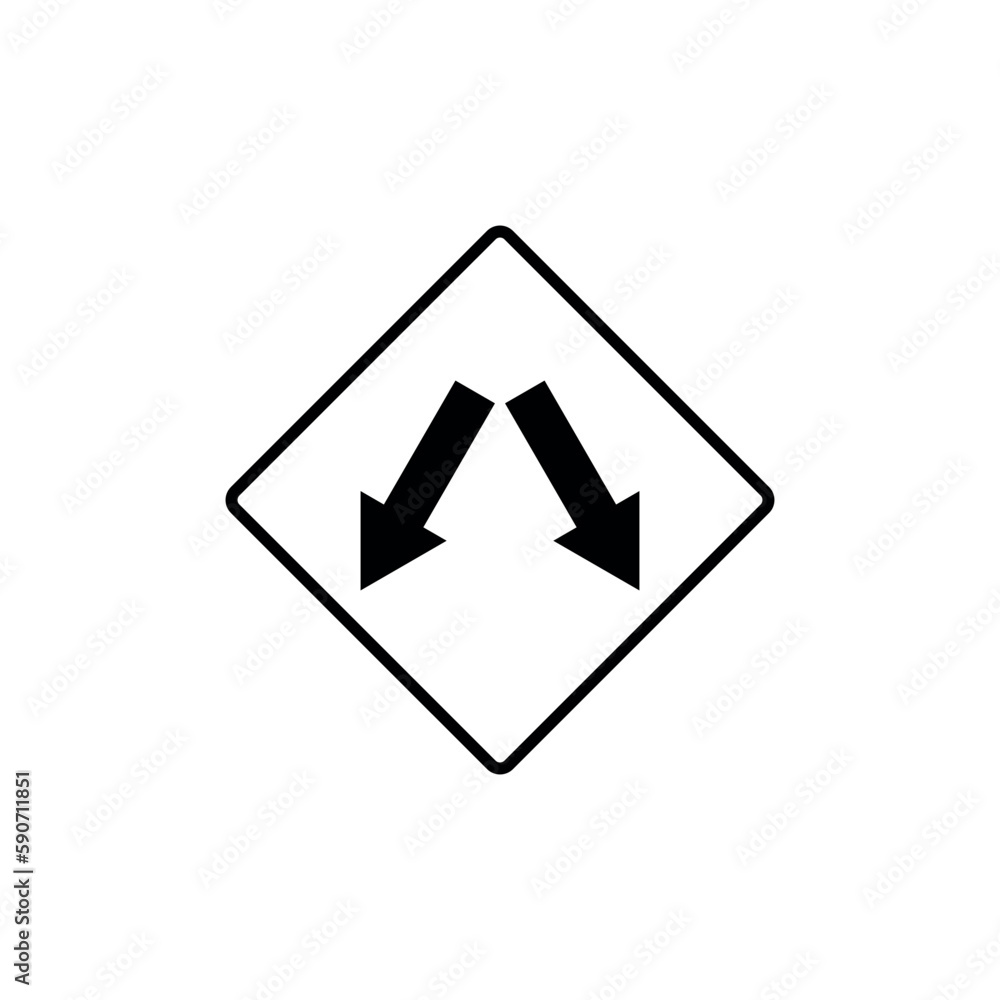 Black and White Color Traffic Sign Street Sign Icon Vector Template Black and White Color Traffic Sign Street Sign Icon Vector Template