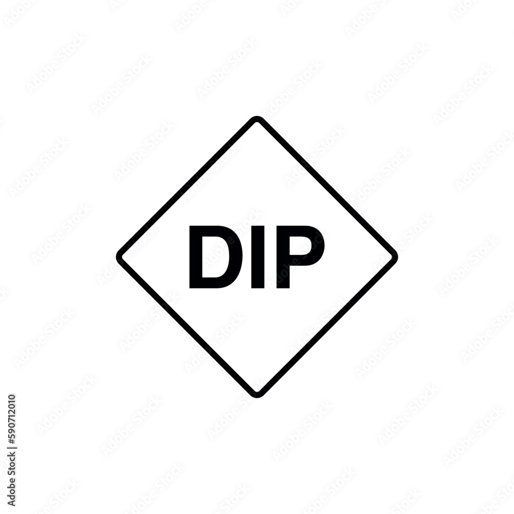 Black and White Color Traffic Sign Street Sign Icon Vector Template Black and White Color Traffic Sign Street Sign Icon Vector Template