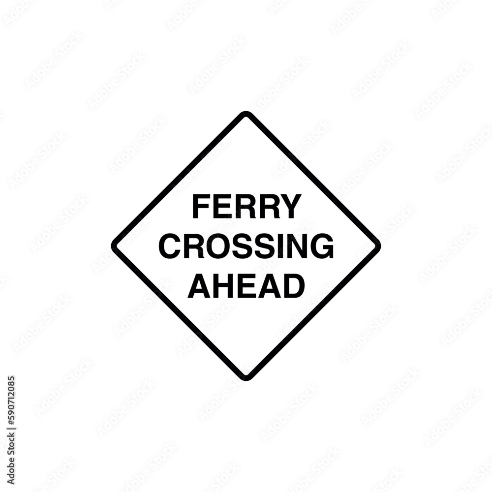Black and White Color Traffic Sign Street Sign Icon Vector Template Black and White Color Traffic Sign Street Sign Icon Vector Template