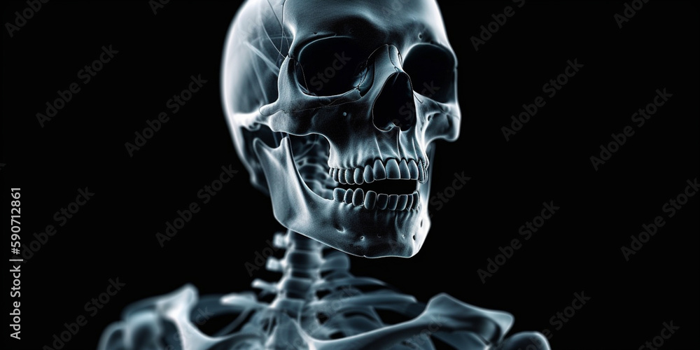 Medical X-ray close up Generative AI Medical X-ray close up Generative AI