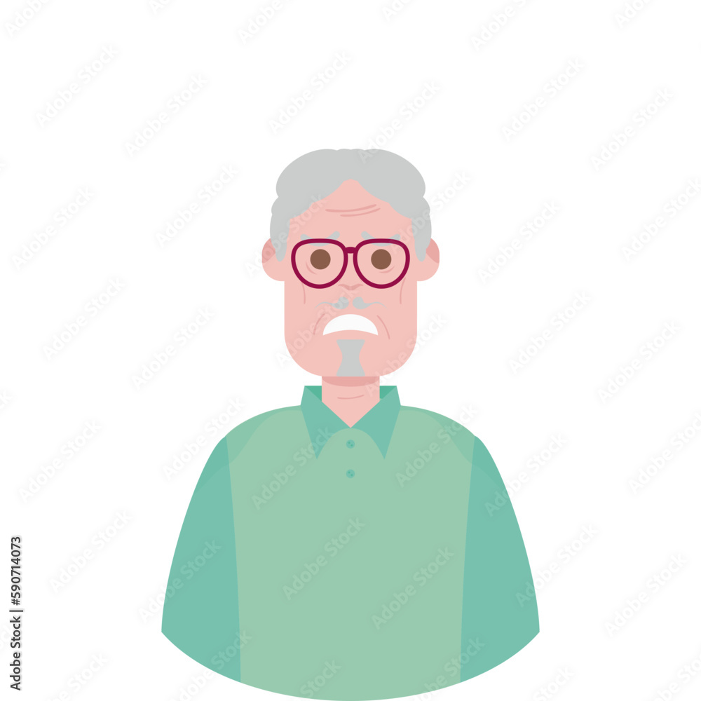 The Elderly Grandfather Lonely Alone Sad Worry Old Man The Elderly Grandfather Lonely Alone Sad Worry Old Man