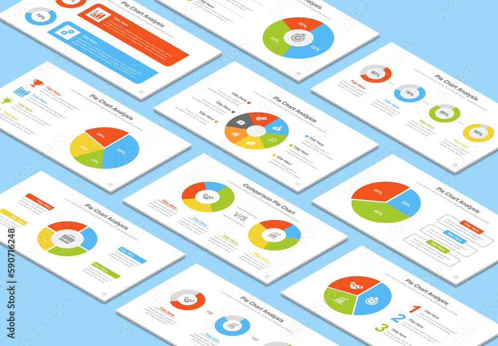 Pie Chart Infographic Design Stock Template | Adobe Stock