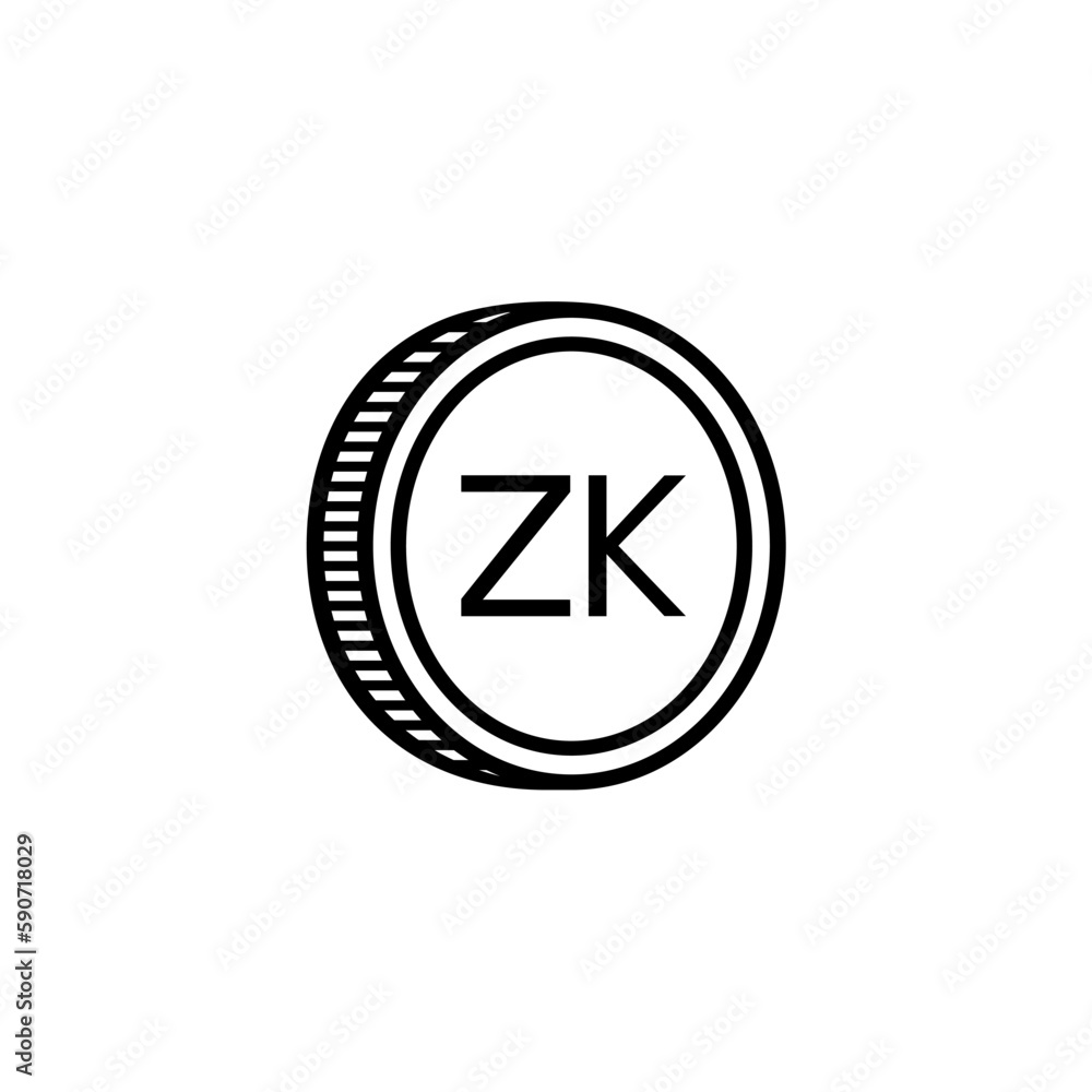 Zambia Currency Symbol, Zambian Kwacha Icon, ZMW Sign. Vector Illustration Zambia Currency Symbol, Zambian Kwacha Icon, ZMW Sign. Vector Illustration