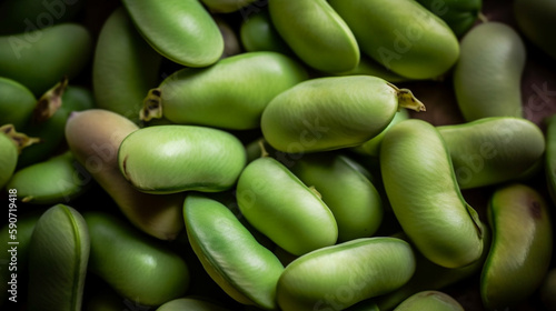 food background from a texture of broad bean