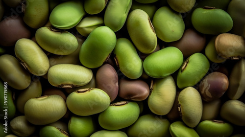 food background from a texture of broad bean