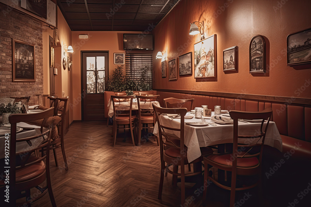 old italian restaurant - - Generative AI