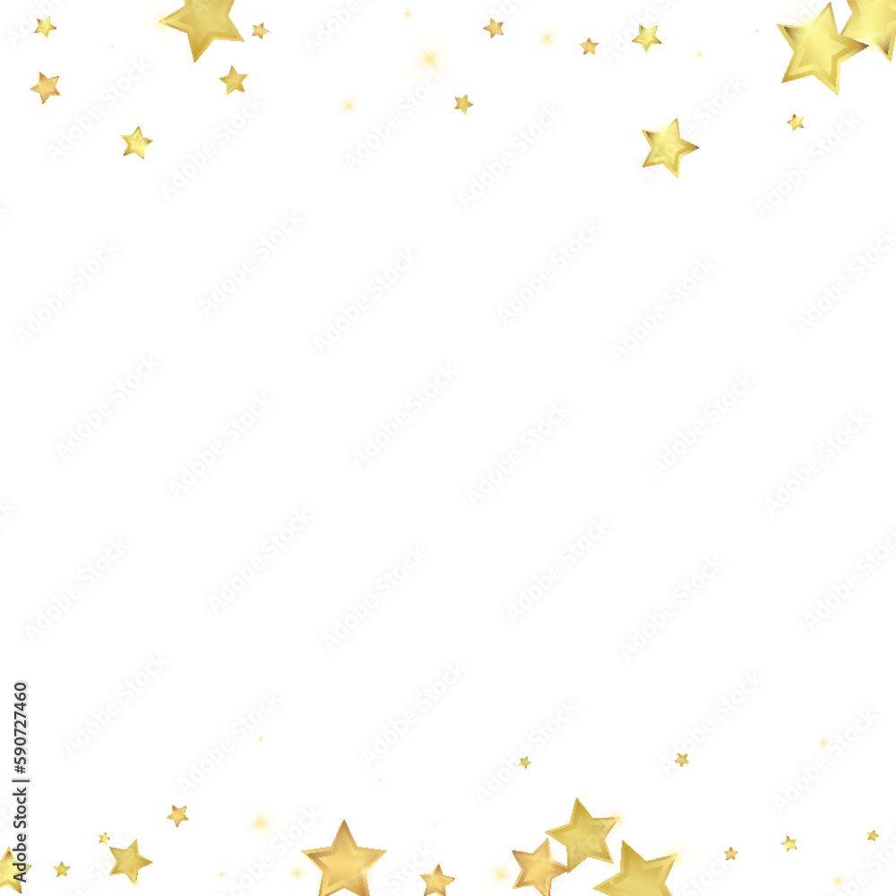 Magic stars vector overlay. Gold stars scattered Magic stars vector overlay. Gold stars scattered