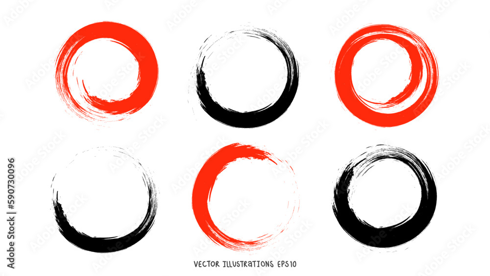 custom made wallpaper toronto digitalhandwritten circle symbol ,hand drawn elements , flat Modern design isolated on white background ,Vector illustration EPS 10