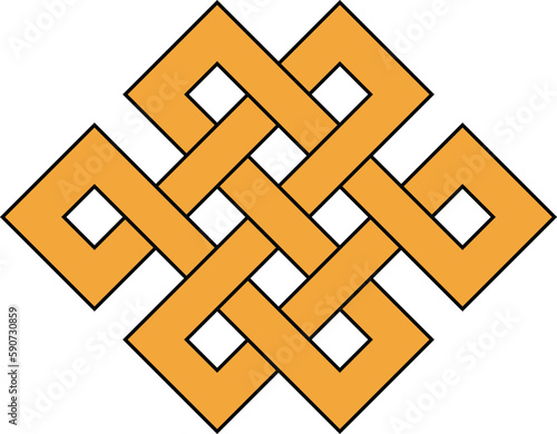 Celtic knot vector image photo