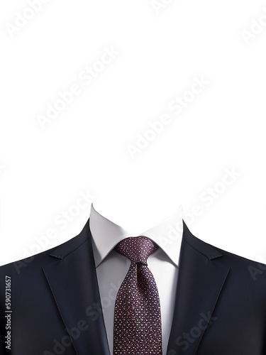 ID picture, identification picture Passport photo business suit mockup Generative AI