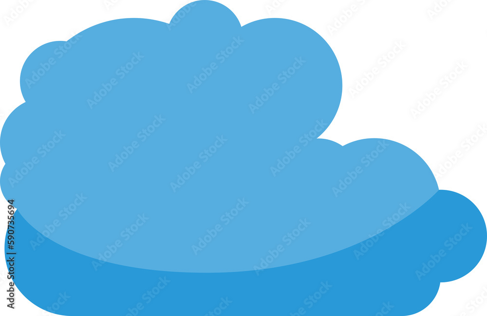 blue cloud scape illustration blue cloud scape illustration