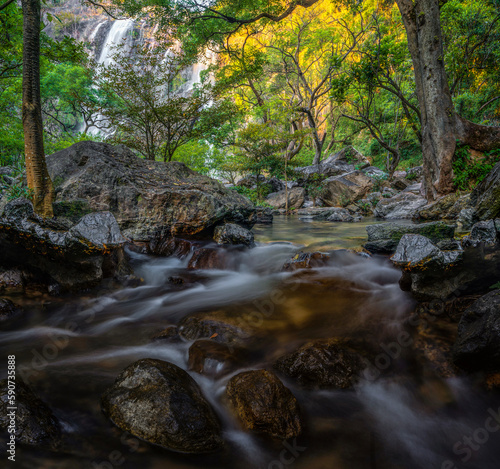 Klonglan water fall in Khlong Lan National Park