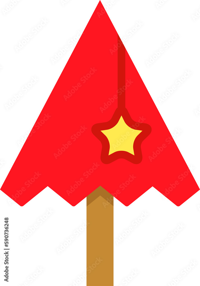 Obraz premium Christmas tree illustration