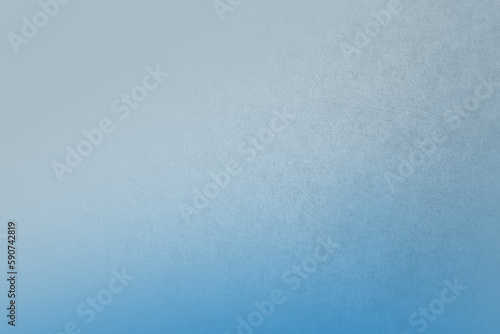 Grey blue color shade gradation paint on recycled cardboard box blank kraft paper texture background with minimal style and space