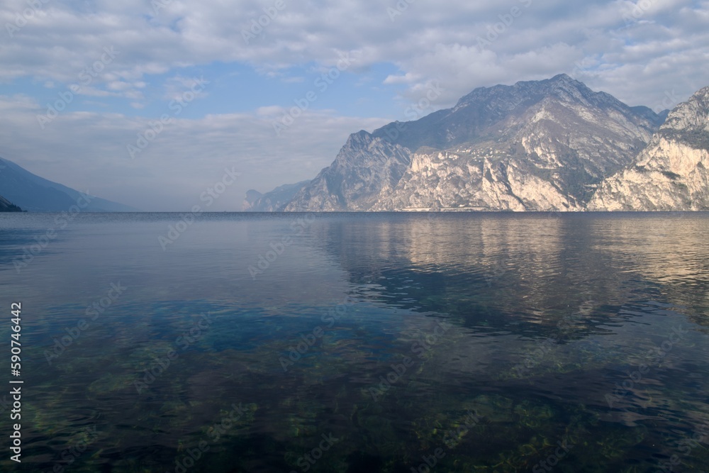 Lake Garda in the mountains
