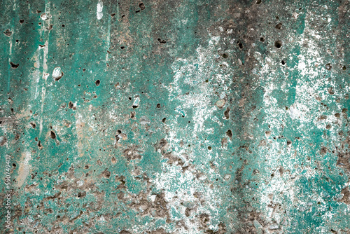 Background of an old concrete wall with paint residue. Retro.