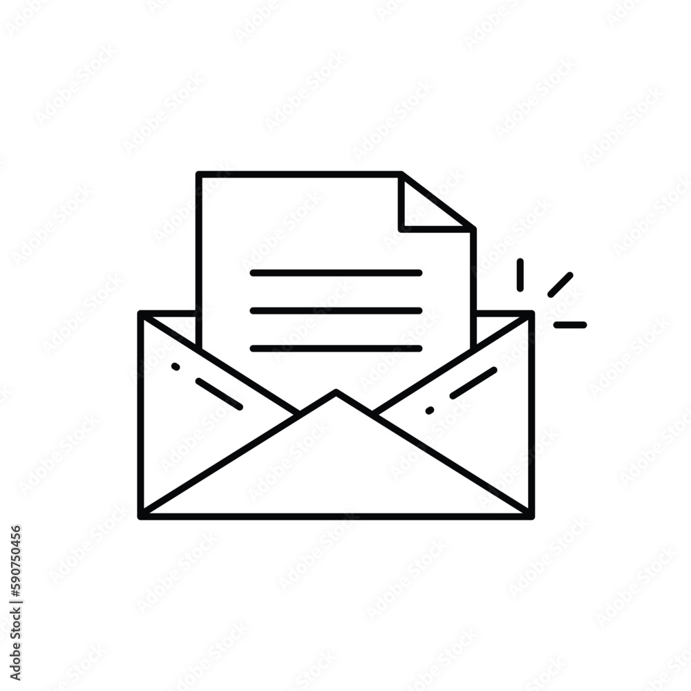 Envelope vector icon. Mail flat sign design. Envelope symbol pictogram. UX UI icon Envelope vector icon. Mail flat sign design. Envelope symbol pictogram. UX UI icon