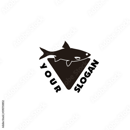 Vector fishing logo and illustration. Fishing sports, tournaments, tours and camp badges