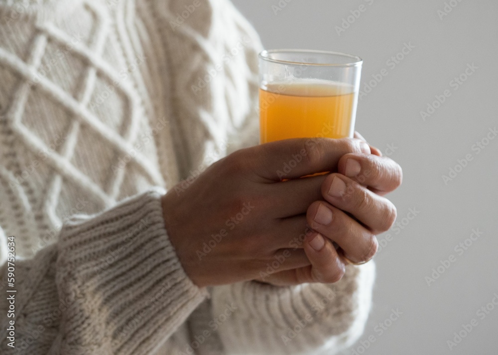 Hot drink in the winter Hot drink in the winter