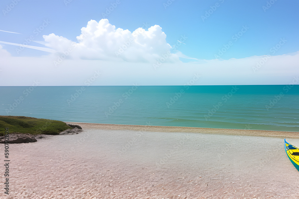 Fototapeta premium Scenic View Of Sea Against Sky
