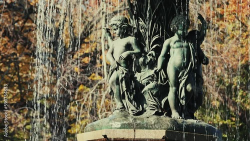 New York City Central Park in slow motion