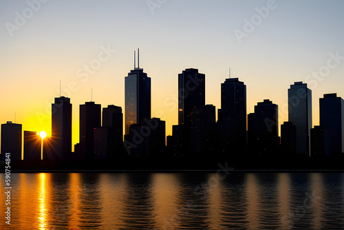 Silhouette of High Rise Buildings © Floor