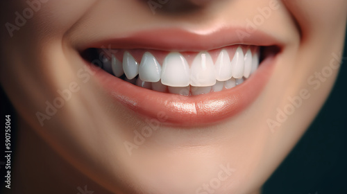 Perfect White Smile, dentist examine womans teeth, mouth checkup oral hygiene, detail panorama or banner