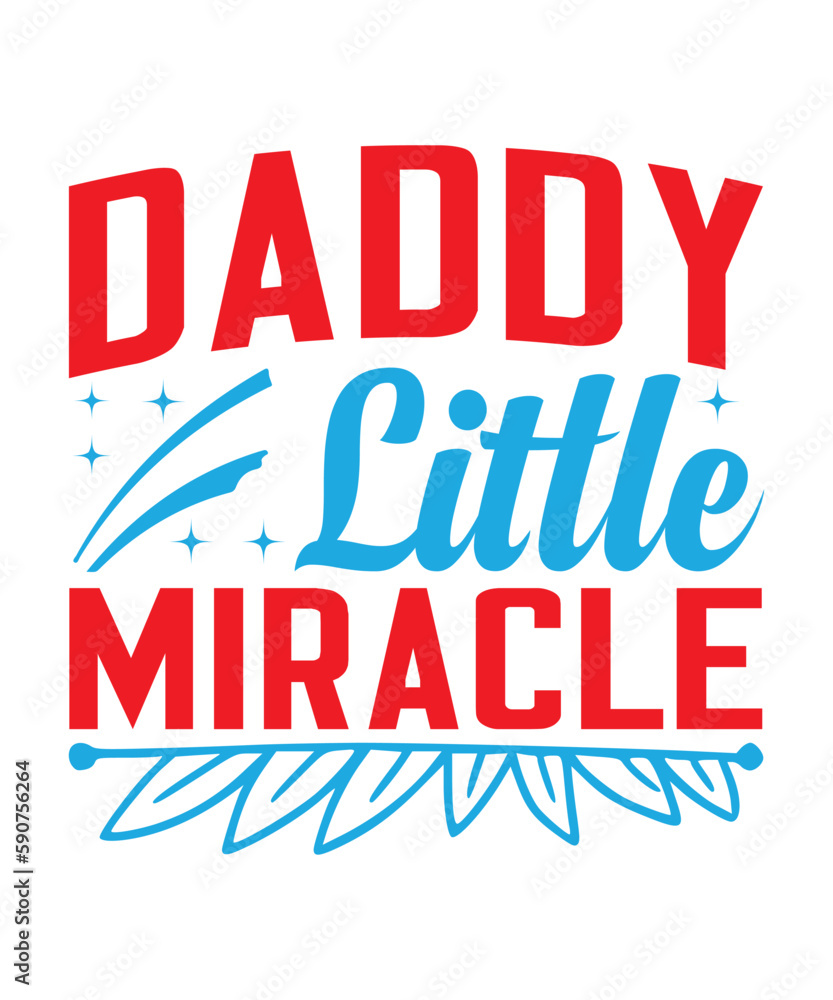 Daddy little miracle SVG, Rainbow SVG, Boho Rainbow SVG, Baby Rainbow ...