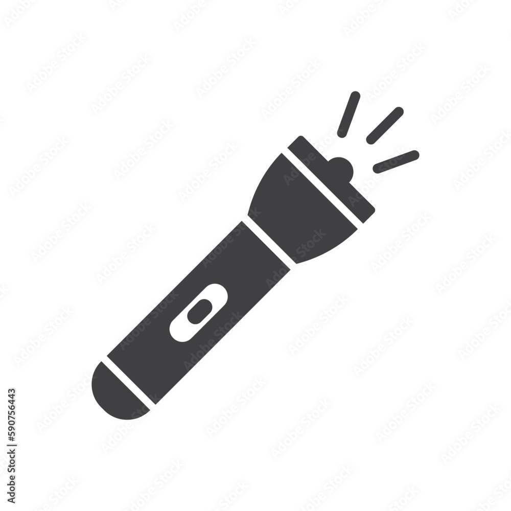 Flashlight vector icon. Flashlight flat sign design. Flashlight symbol pictogram. UX UI icon Flashlight vector icon. Flashlight flat sign design. Flashlight symbol pictogram. UX UI icon