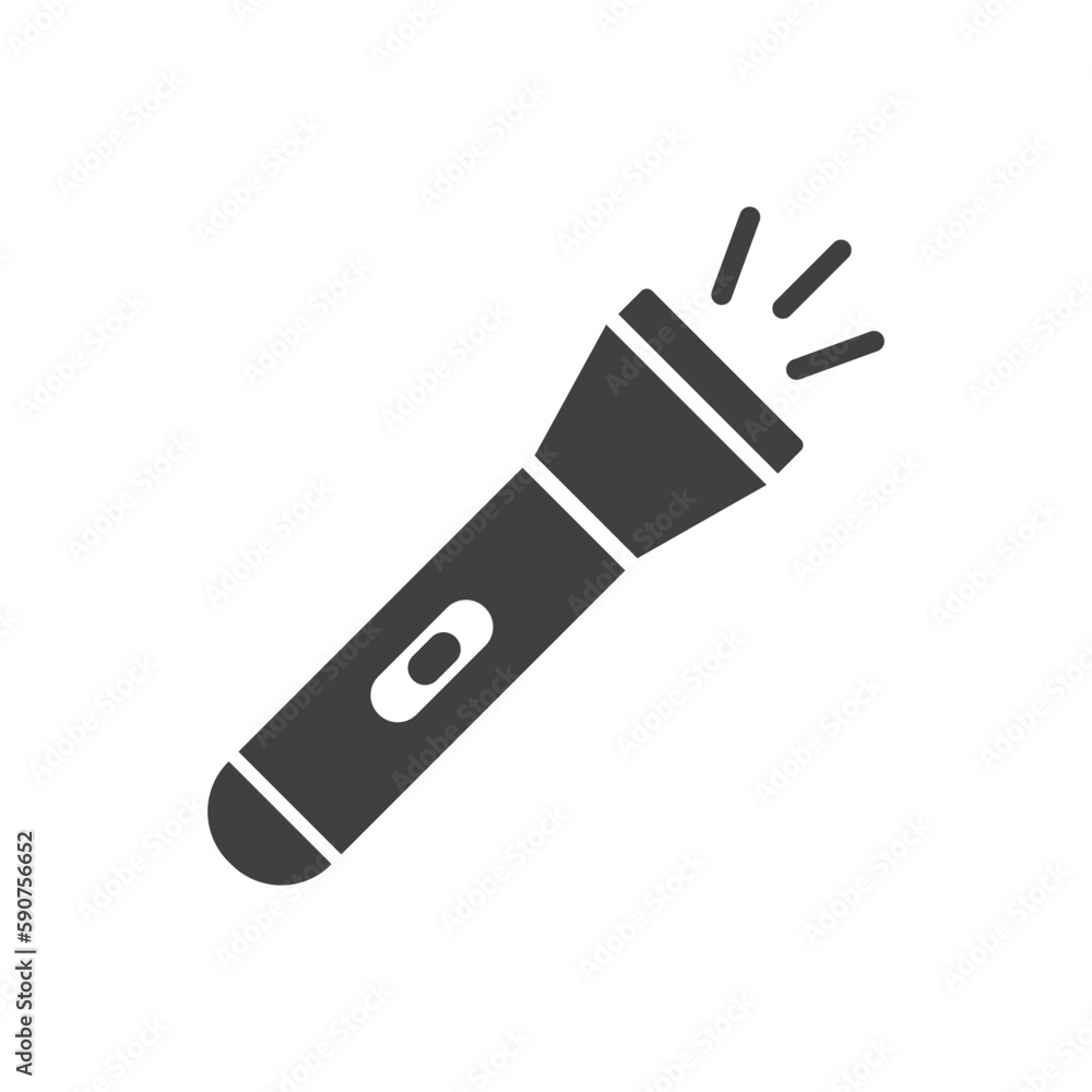 Flashlight vector icon. Flashlight flat sign design. Flashlight symbol pictogram. UX UI icon Flashlight vector icon. Flashlight flat sign design. Flashlight symbol pictogram. UX UI icon