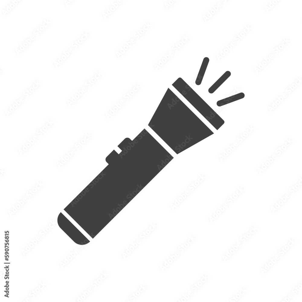 Flashlight vector icon. Flashlight flat sign design. Flashlight symbol pictogram. UX UI icon Flashlight vector icon. Flashlight flat sign design. Flashlight symbol pictogram. UX UI icon
