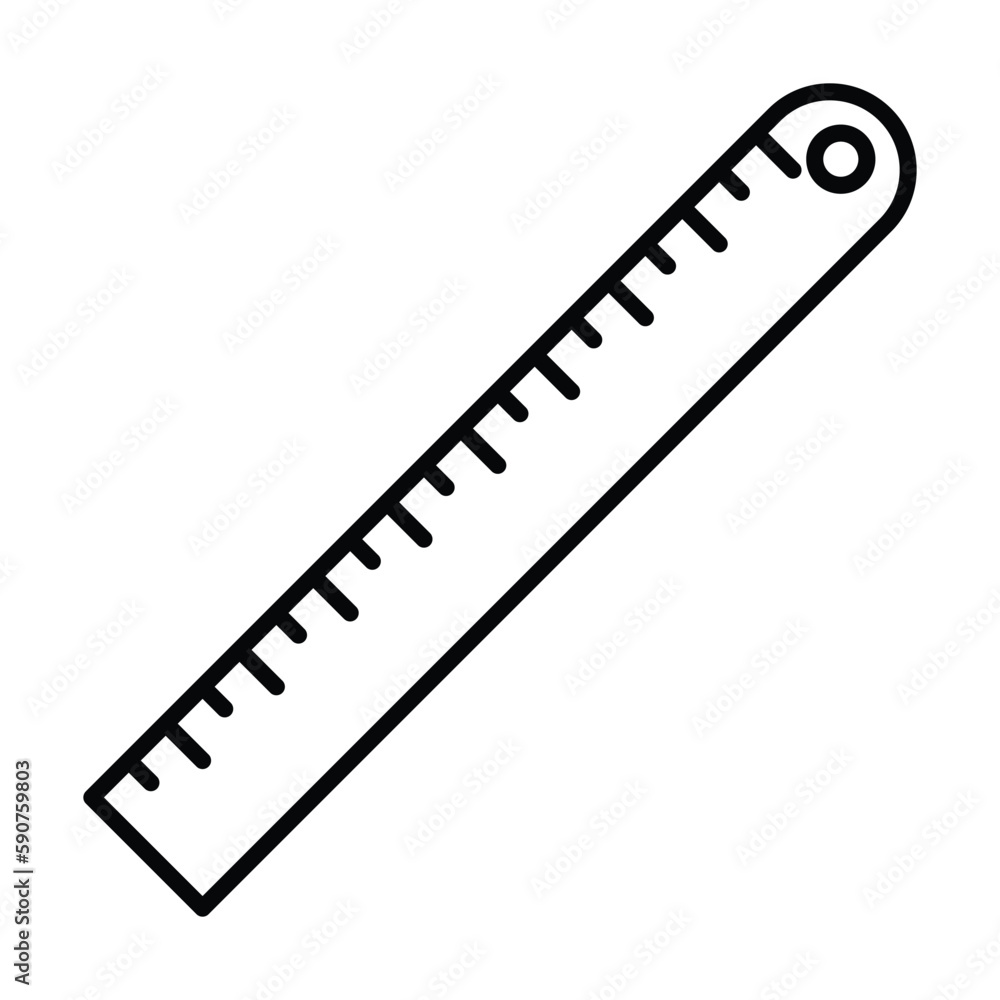 ruler icon, tool vector, measurement illustration ruler icon, tool vector, measurement illustration