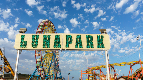 The luna park for children.