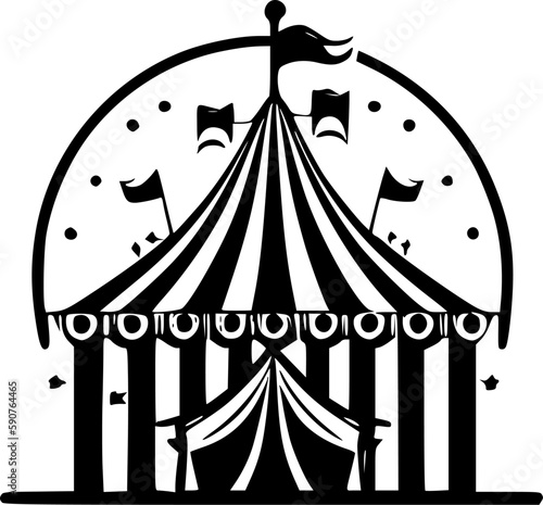 Circus - High Quality Vector Logo - Vector illustration ideal for T-shirt graphic