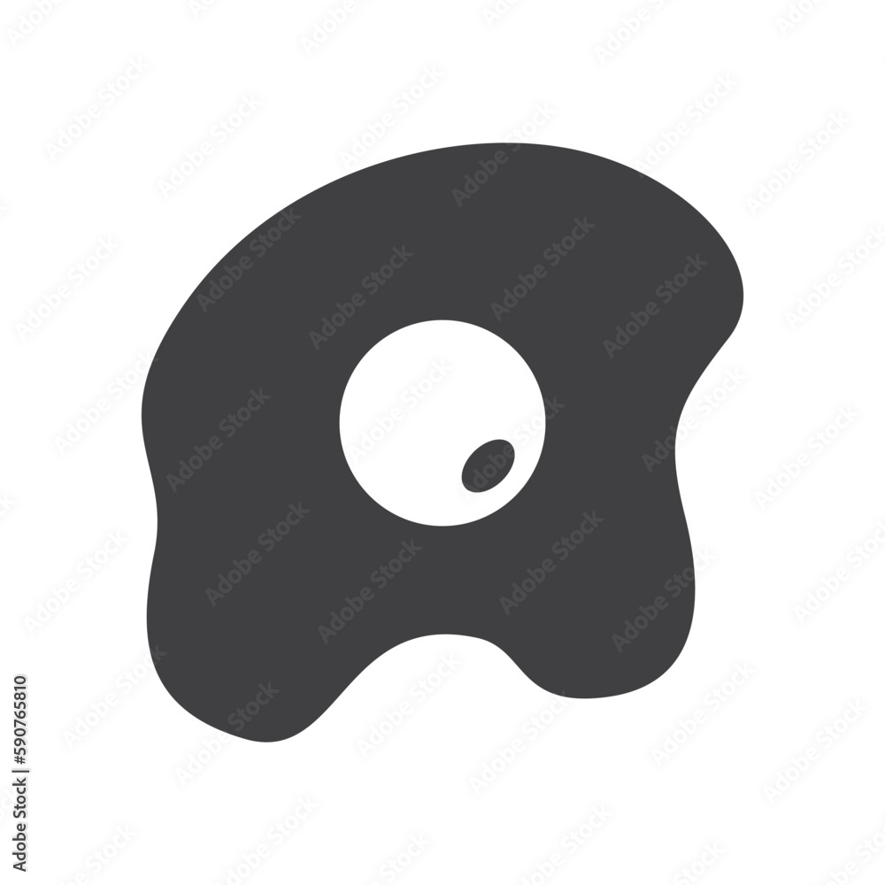 Fried egg icon. Fried egg vector sign design. Egg flat symbol pictogram. UX UI icon Fried egg icon. Fried egg vector sign design. Egg flat symbol pictogram. UX UI icon
