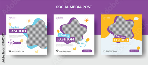 baby fashion social media post, kids fashion social media post, fashion promotion post,
discount post, fashion sale banner,Baby fashion sale and kids fashion 
sale social media ads fashion template,
