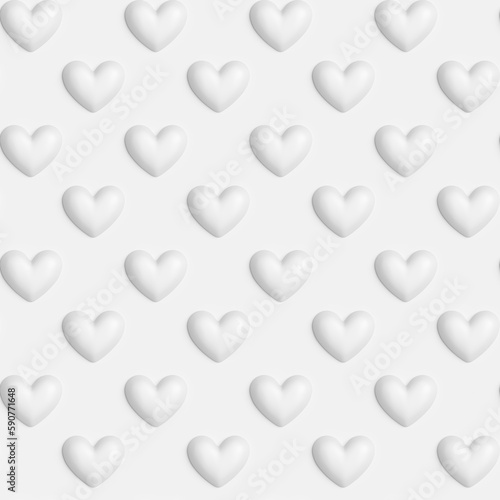 Heart shape pattern (Perfect seamless pattern)