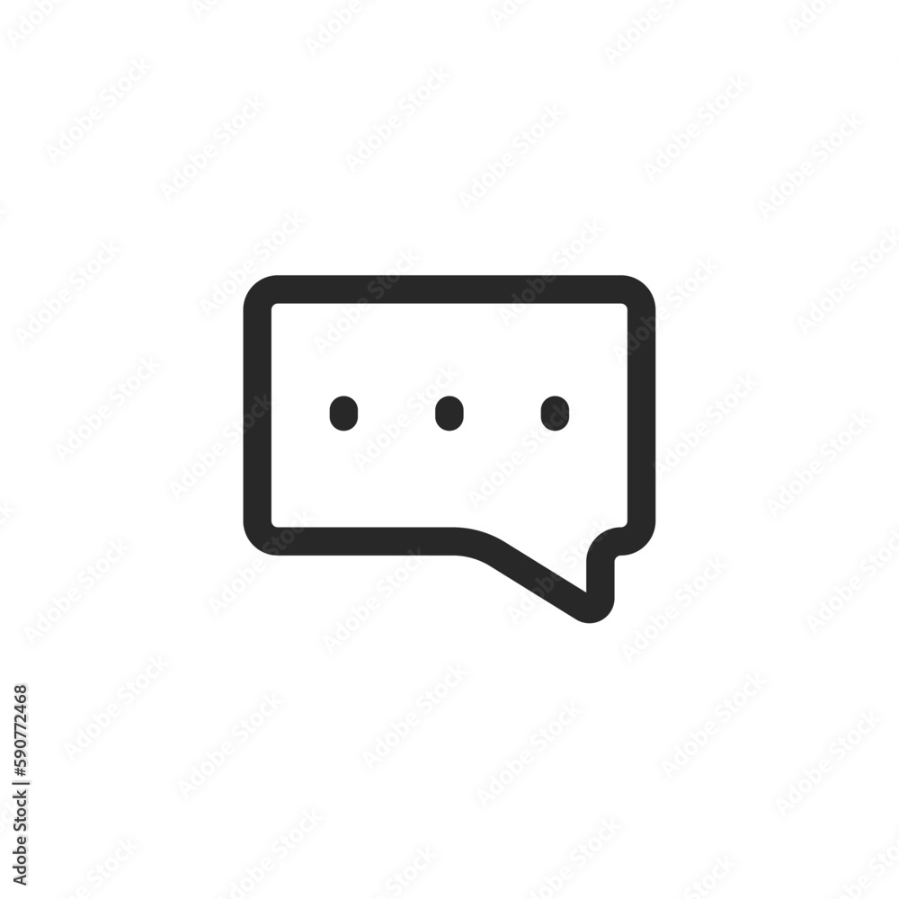Chat icon, isolated Chat sign icon, vector illustration Chat icon, isolated Chat sign icon, vector illustration