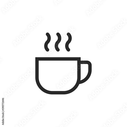 Coffee cup icon  isolated Coffee cup sign icon  vector illustration