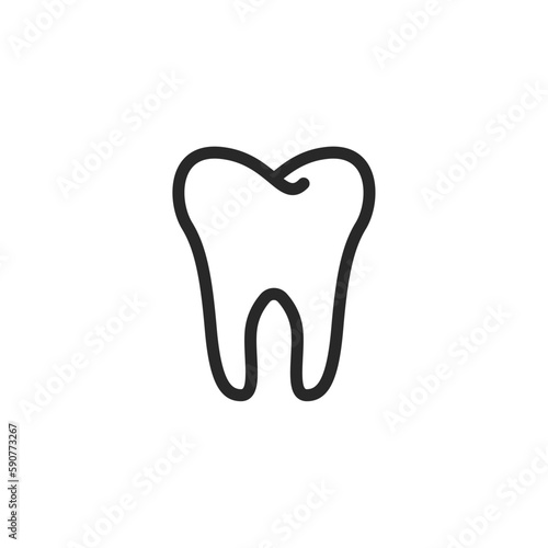 Dental icon, isolated Dental sign icon, vector illustration