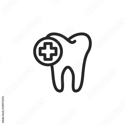 Dental icon, isolated Dental sign icon, vector illustration