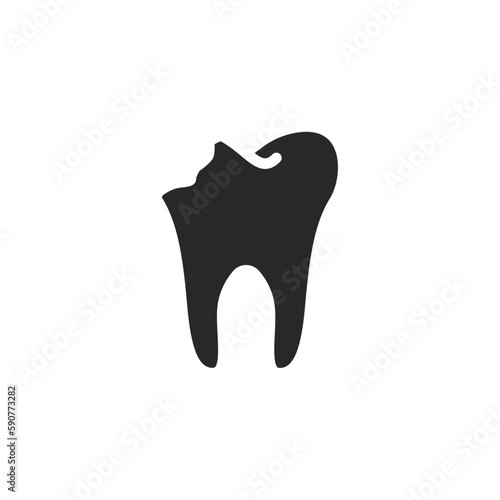 Dental icon, isolated Dental sign icon, vector illustration