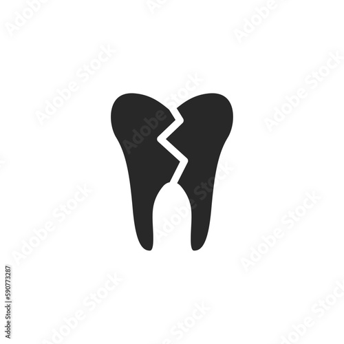 Dental icon, isolated Dental sign icon, vector illustration