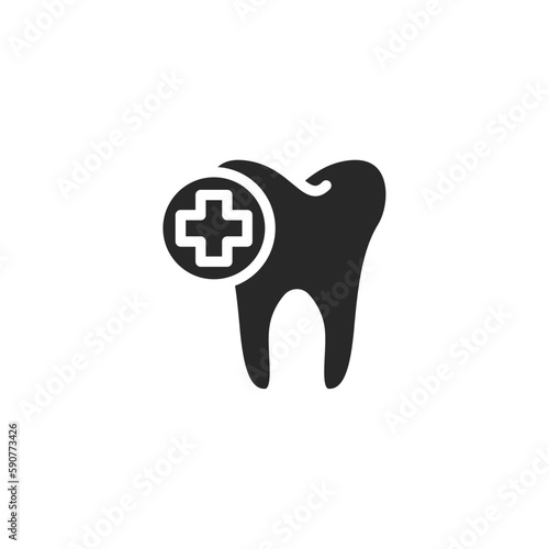 Dental icon, isolated Dental sign icon, vector illustration