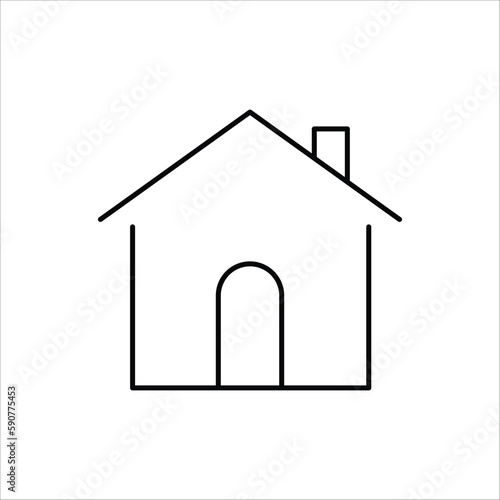 House vector icon. Home flat sign design. House symbol pictogram. Home icon. UX UI icon