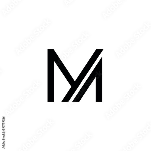 Photography MY Initials logo design