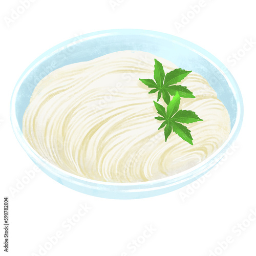 そうめん　日本の夏